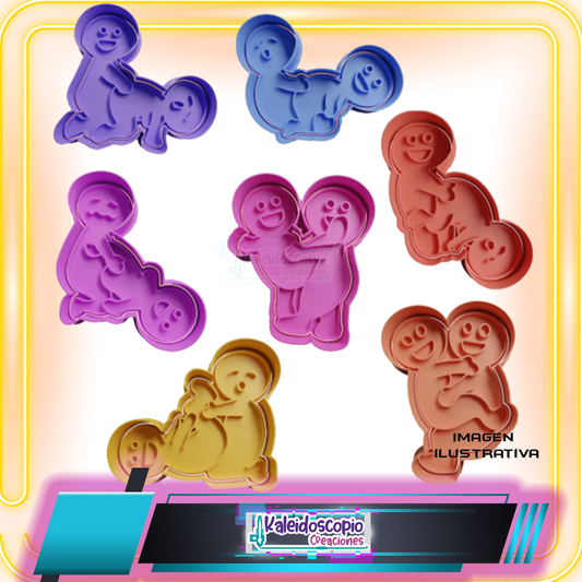 Cortador para galletas Kamasutra Pack 7 piezas