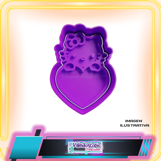 Cortador para galletas Hello Kitty Corazon