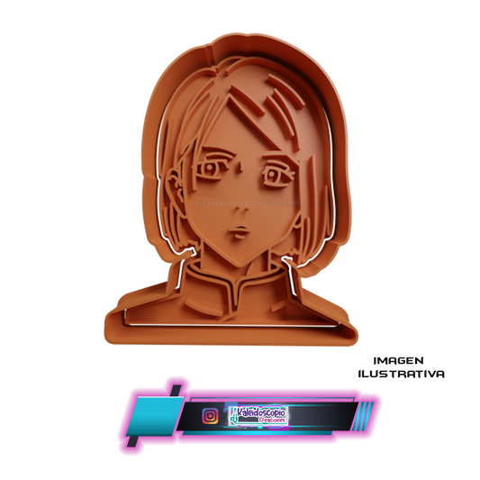 Cortador para galletas Nobara Kugisaki Jujutsu Kaisen