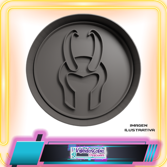 Cortador para galletas Loki, logo
