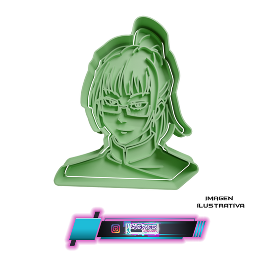 Cortador para galletas Maki Zenin Jujutsu Kaisen