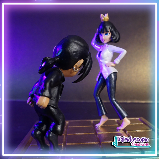 Mario & Peach Pulp Fiction Coleccionable Custom