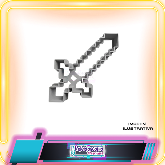 Cortador para galletas Espada Minecraft