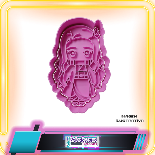 Cortador para galletas Nezuko Kamado, Demon Slayer V1