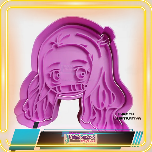 Cortador para galletas Nezuko Kamado, Demon Slayer