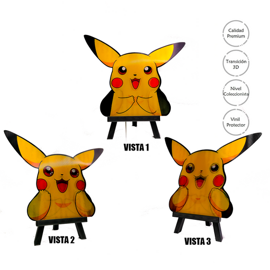 Pikachu Sticker 3D