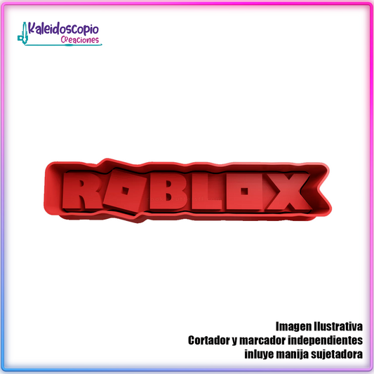 Logo Roblox - Cortador para galletas y fondant