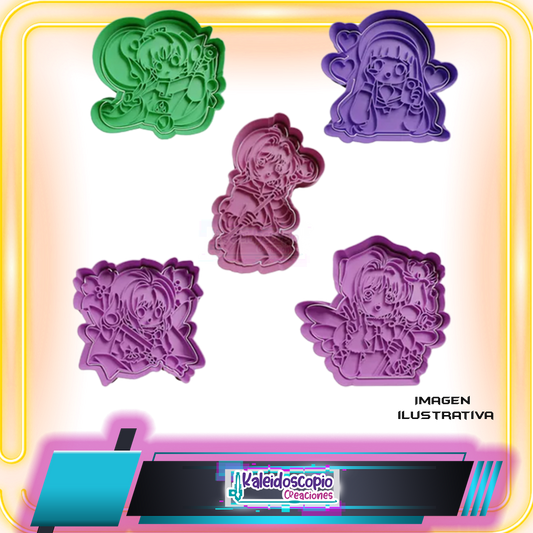 Cortador para galletas Sakura Card Captor Pack 5 piezas