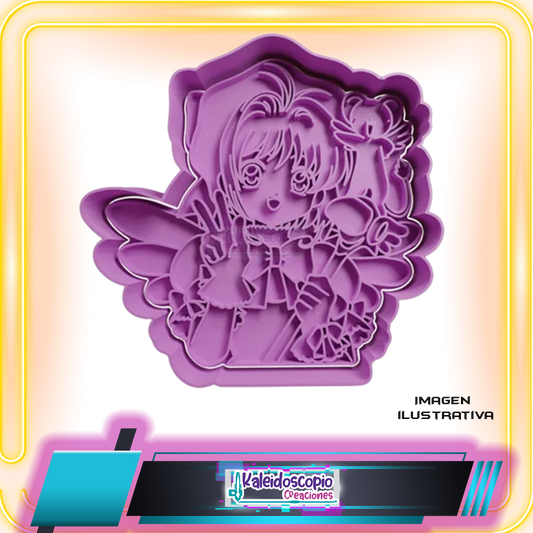 Cortador para galletas Sakura y Kero V1