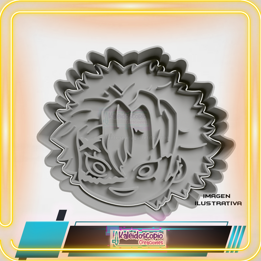 Cortador para galletas Sanemi Shinazugawa, Demon Slayer