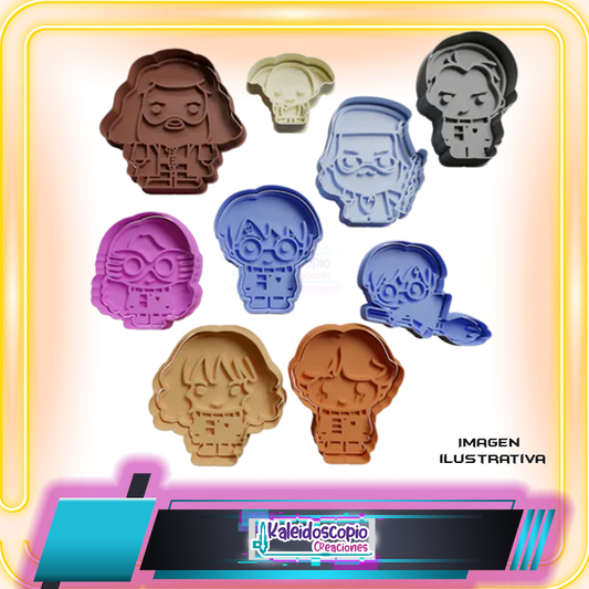 Cortador para galletas Harry Potter Pack 9 piezas