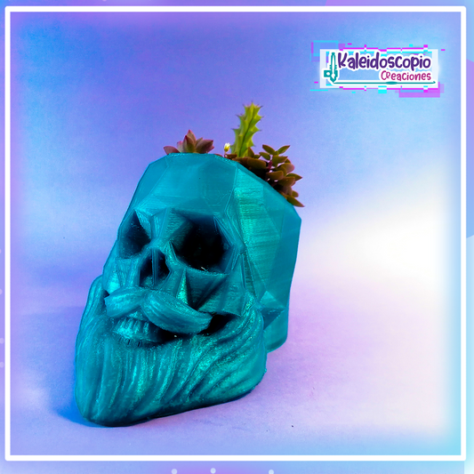 Macetita Craneo Barbon