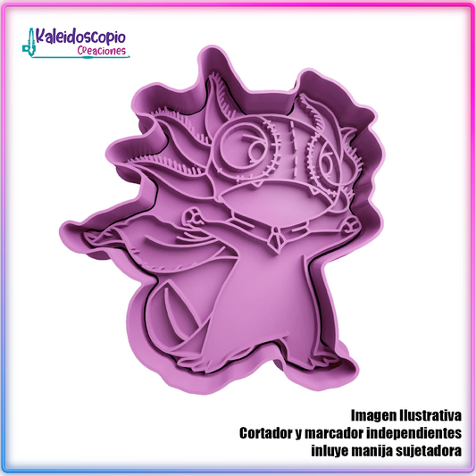 Ajolote Luchador - Cortador para galletas y fondant