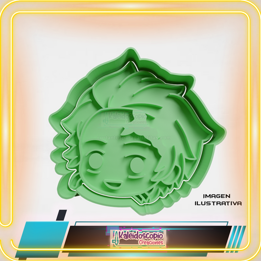 Cortador para galletas Tanjiro Kamado - Demon Slayer