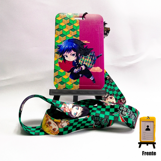 Portagafete Tomioka demon Slayer