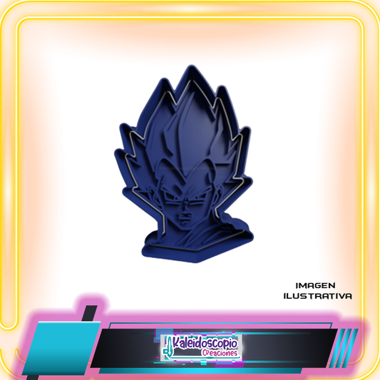 Cortador para galletas Vegeta rostro, Dragon ball