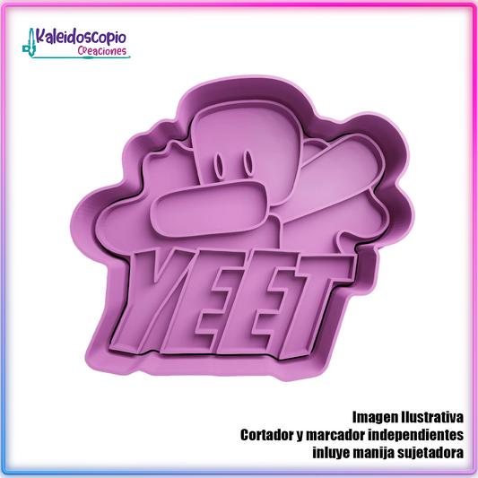 Yeet Roblox - Cortador para galletas y fondant