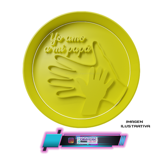 Cortador para galletas Yo Amo a Mi Papá