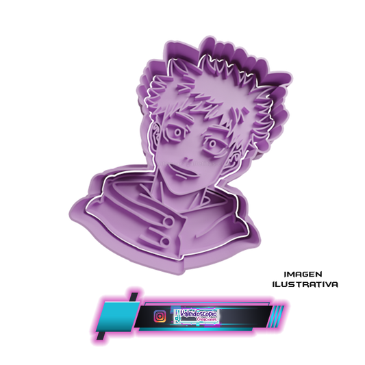 Cortador para galletas Yuji Itadori Jujutsu Kaisen