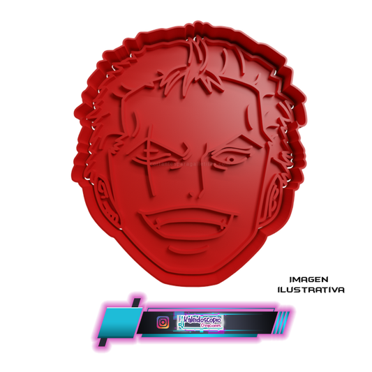 Cortador para galletas Roronoa Zoro One Piece
