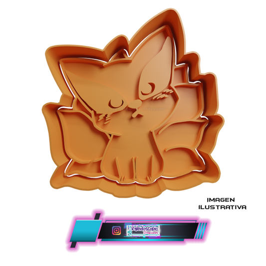 Cortador para galletas Zorro De Las Nueve Colas Kurama Naruto