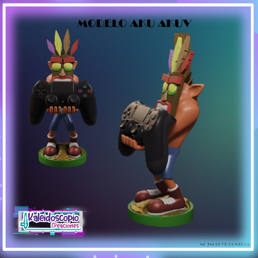 Soporte para control Aku Aku Crash Bandicoot
