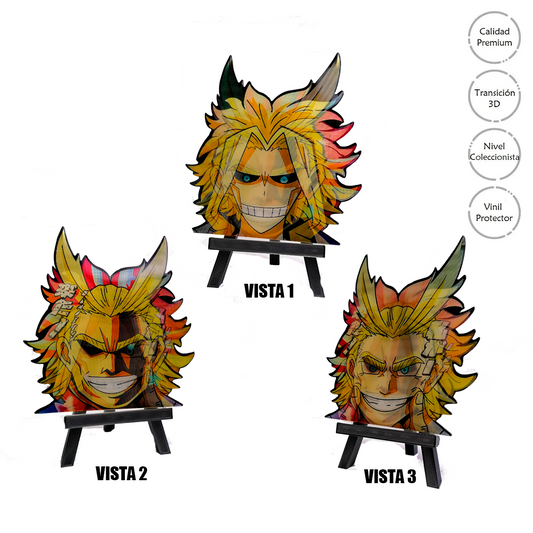 All Might Sticker 3D