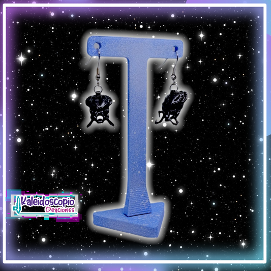 Aretes cabeza de Depredador