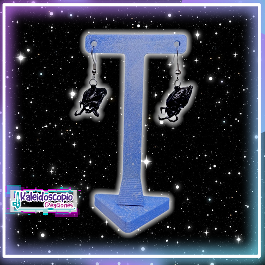 Aretes cabeza de Depredador