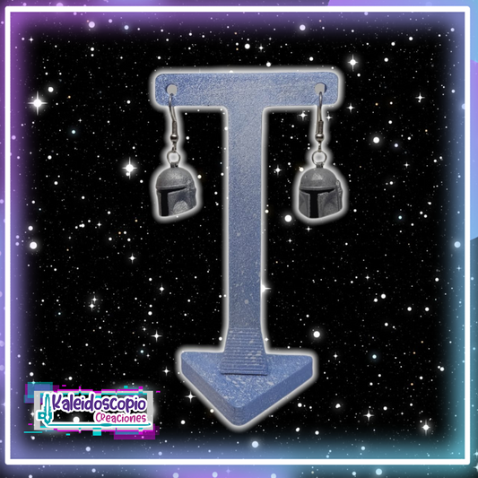 Aretes Mandalorian casco