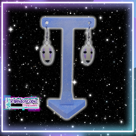 Aretes Sin cara - el viaje de Chihiro