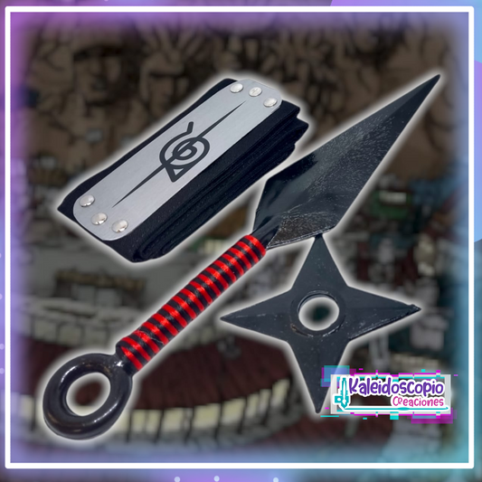Banda kunai y shuriken Naruto