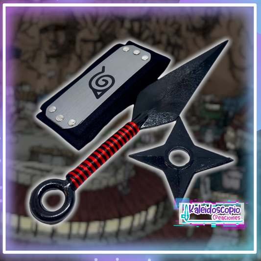 Banda kunai y shuriken Naruto