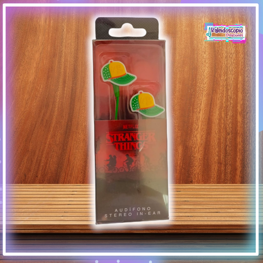 Audifonos Stranger Things, Gorra Dustin