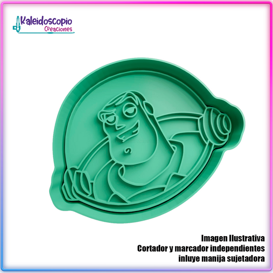 Buzz Lightyear cabeza - Cortador para galletas y fondant