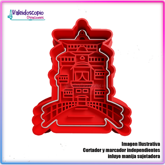 Castillo japones - Cortador para galletas y fondant