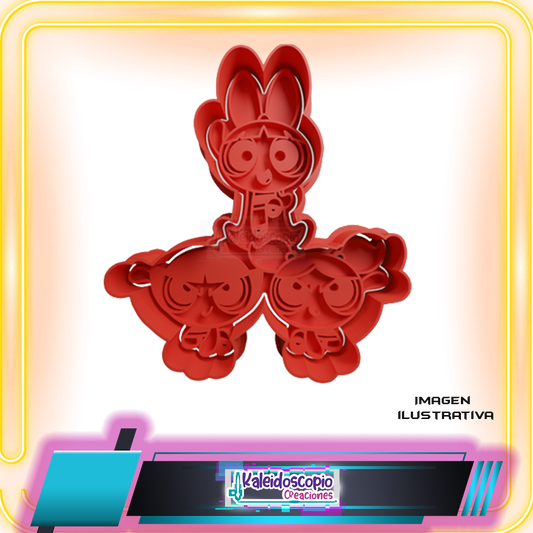 Cortador para galletas Las Chicas Super Poderosas