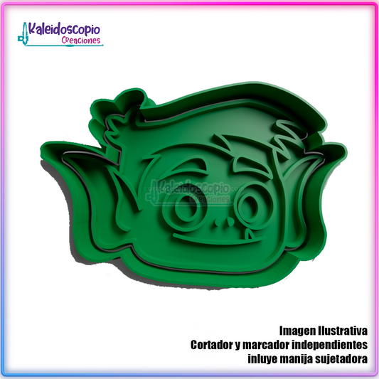 Chico bestia - Cortador para galletas y fondant