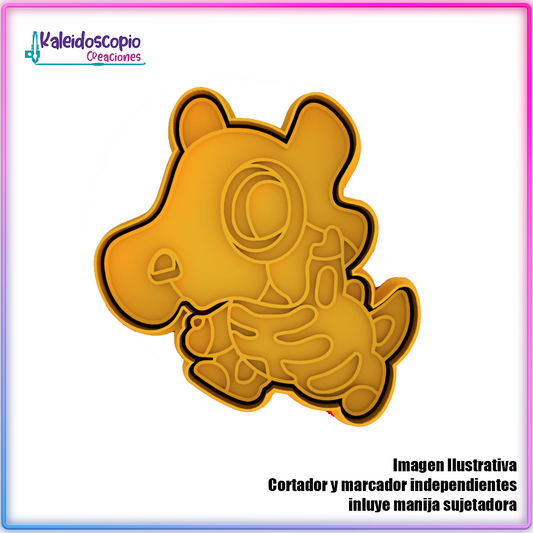Cubone huesitos - Cortador para galletas y fondant