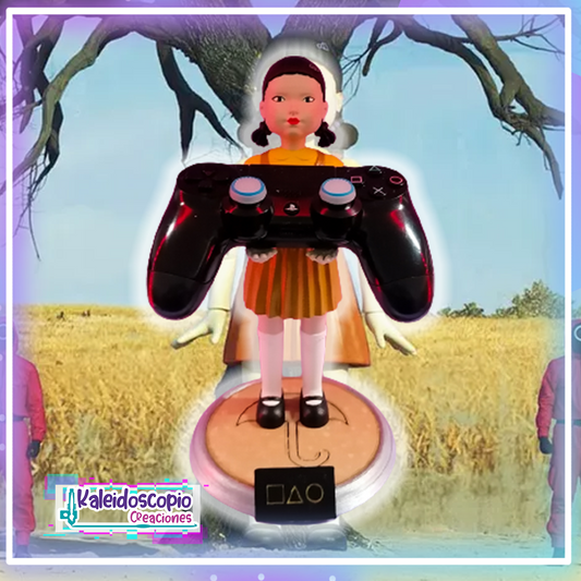 Muñeca "Juego del calamar" Soporte para control