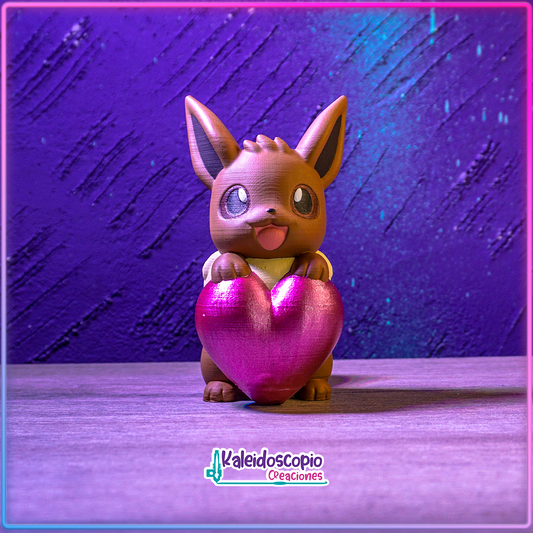 Eevee San Valentin Figura Custom