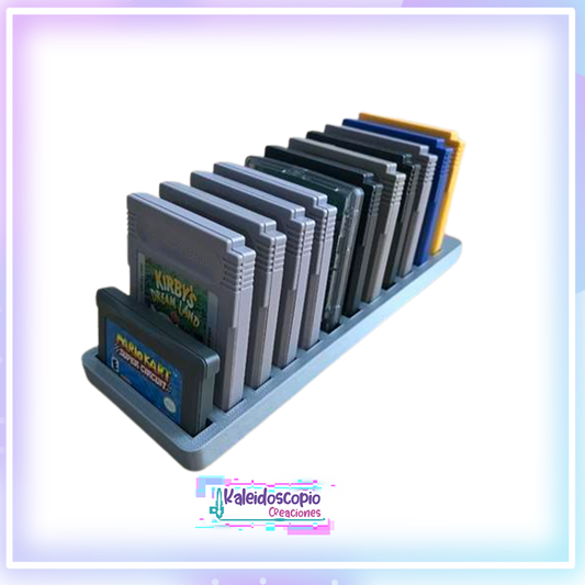 Stand base lineal para juegos Game Boy