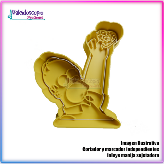 Homero - Cortador para galletas y fondant