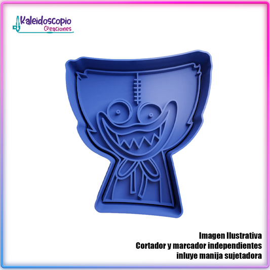 Huggy Wuggy v1 - Cortador para galletas y fondant