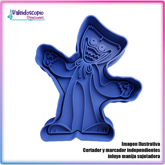 Huggy Wuggy - Cortador para galletas y fondant