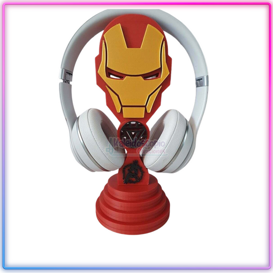Iron man Soporte para audifotnos