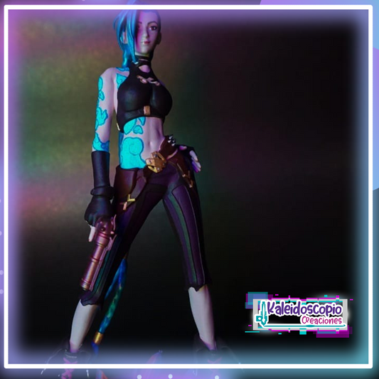 Jinx, Arcane - League Of Legends Coleccionable Custom