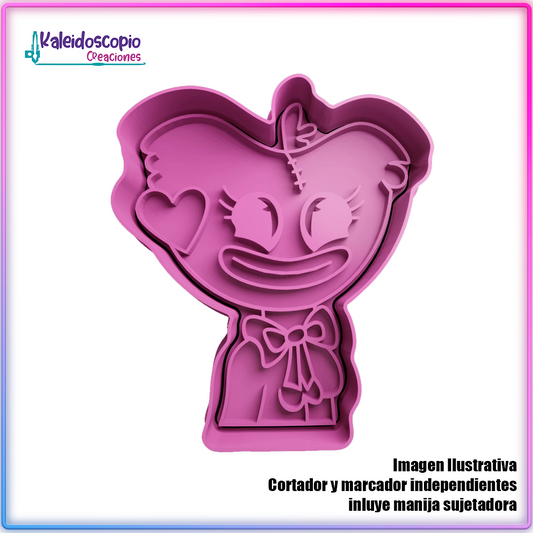 Kissy Missy v1 - Cortador para galletas y fondant