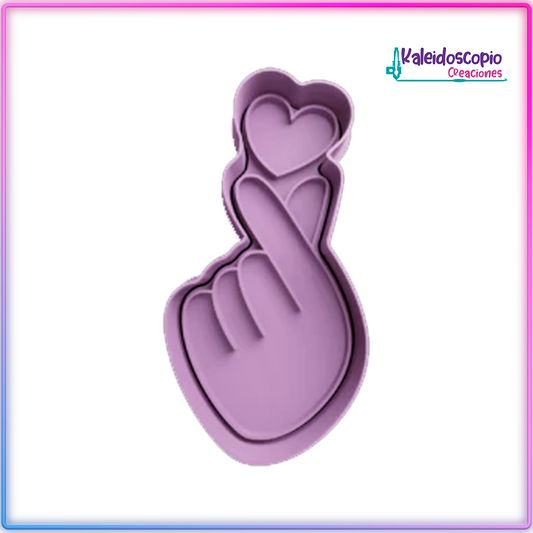 Love signal Kpop - Cortador para galletas y fondant