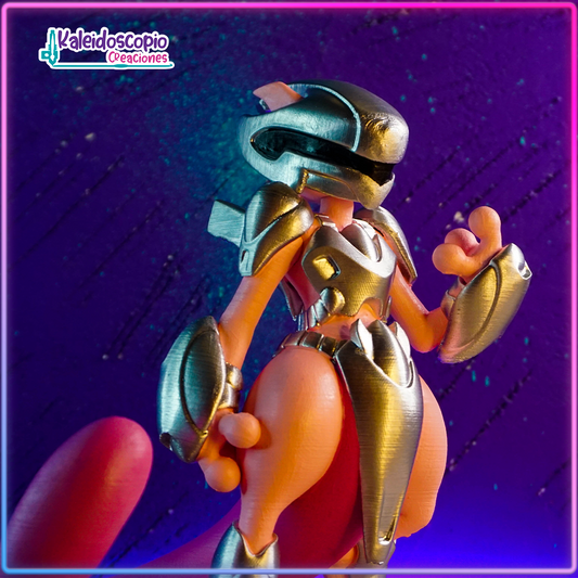 MewTwo Acorazado Estatuilla custom